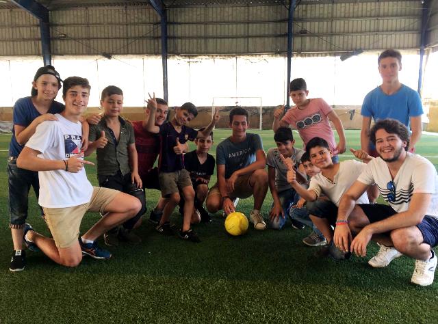 Campo solidario Bachillerato Gaztelueta en Líbano
